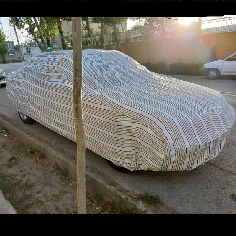 چادر ماشین نخی داخل پنبه مخصوص تارا ( پشت کرک و ضد خش و مقاوم به آفتاب ) — تصویر ۲
