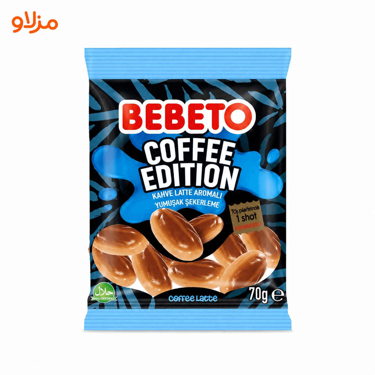 پاستیل ببتو طعم کافی لته 70 گرم