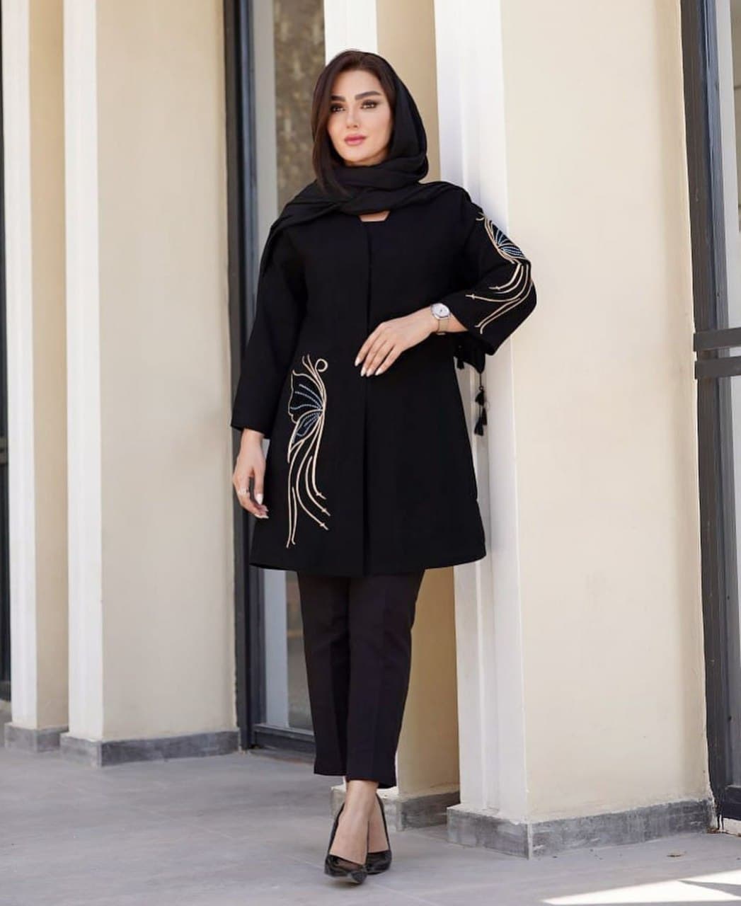 مانتو کتی پروانه جنس مازراتی