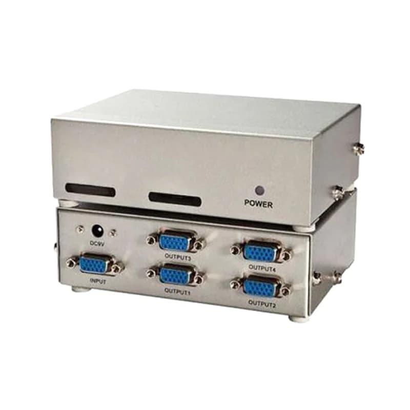 اسپلیتر 1 به 4 درگاه VGA برند دی نت 250MHz