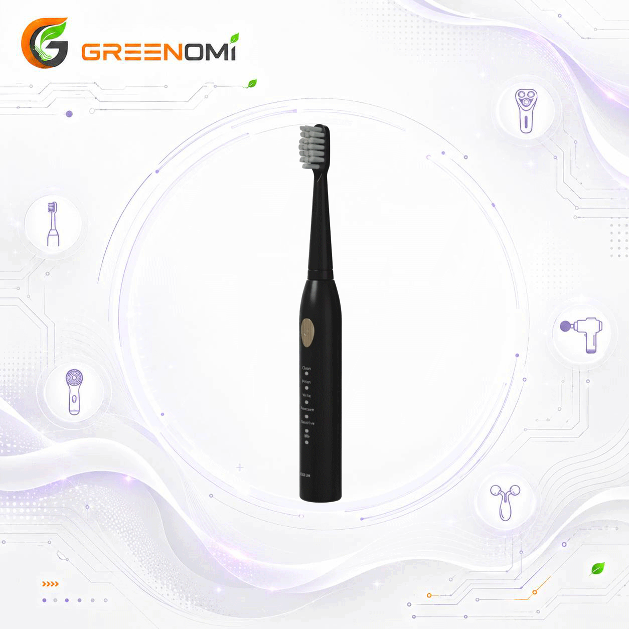 مسواک برقی گرین لاین مدل Green lion SONIC PLUS