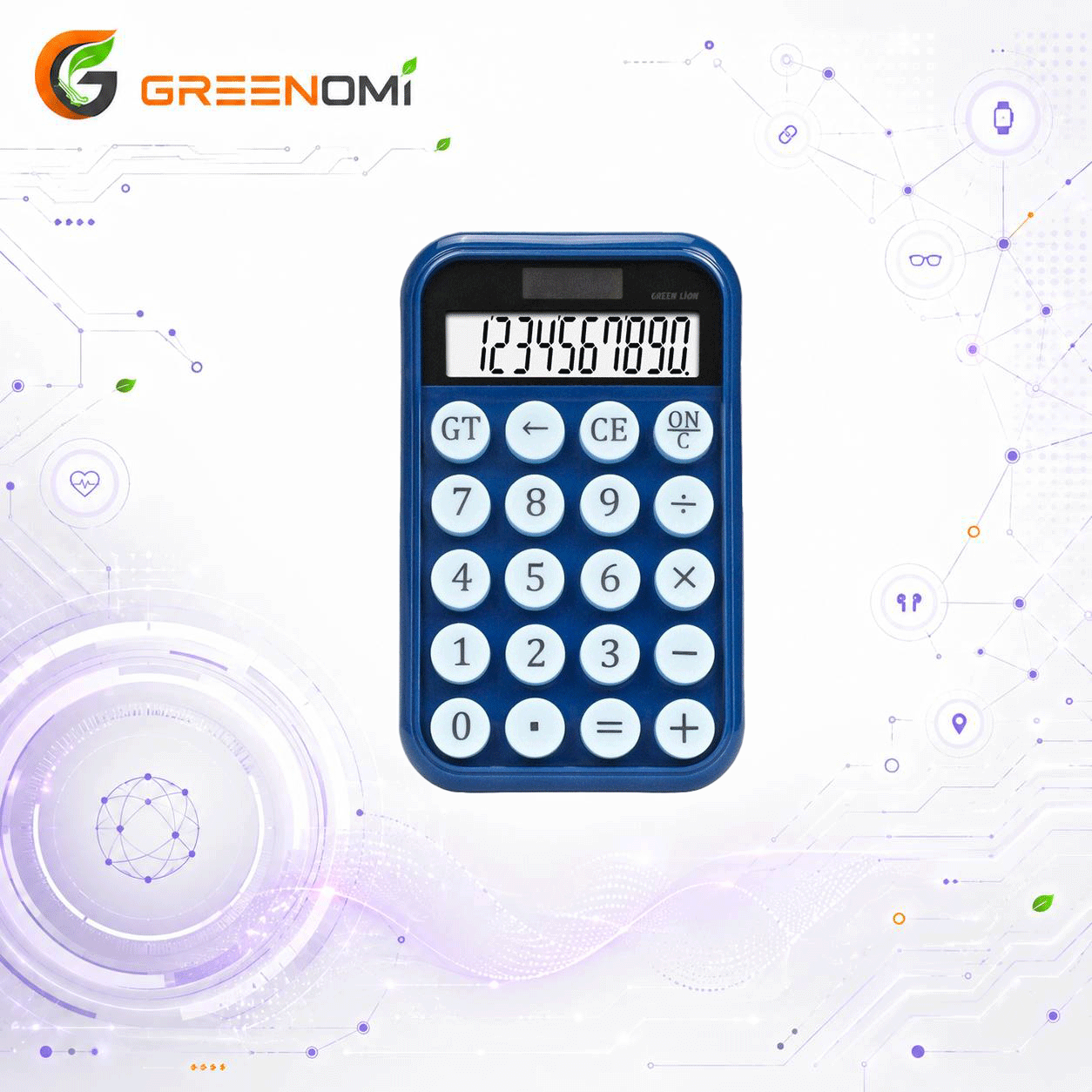 ماشین حساب گرین لاین مدل Green lion POCKET CALCULATOR