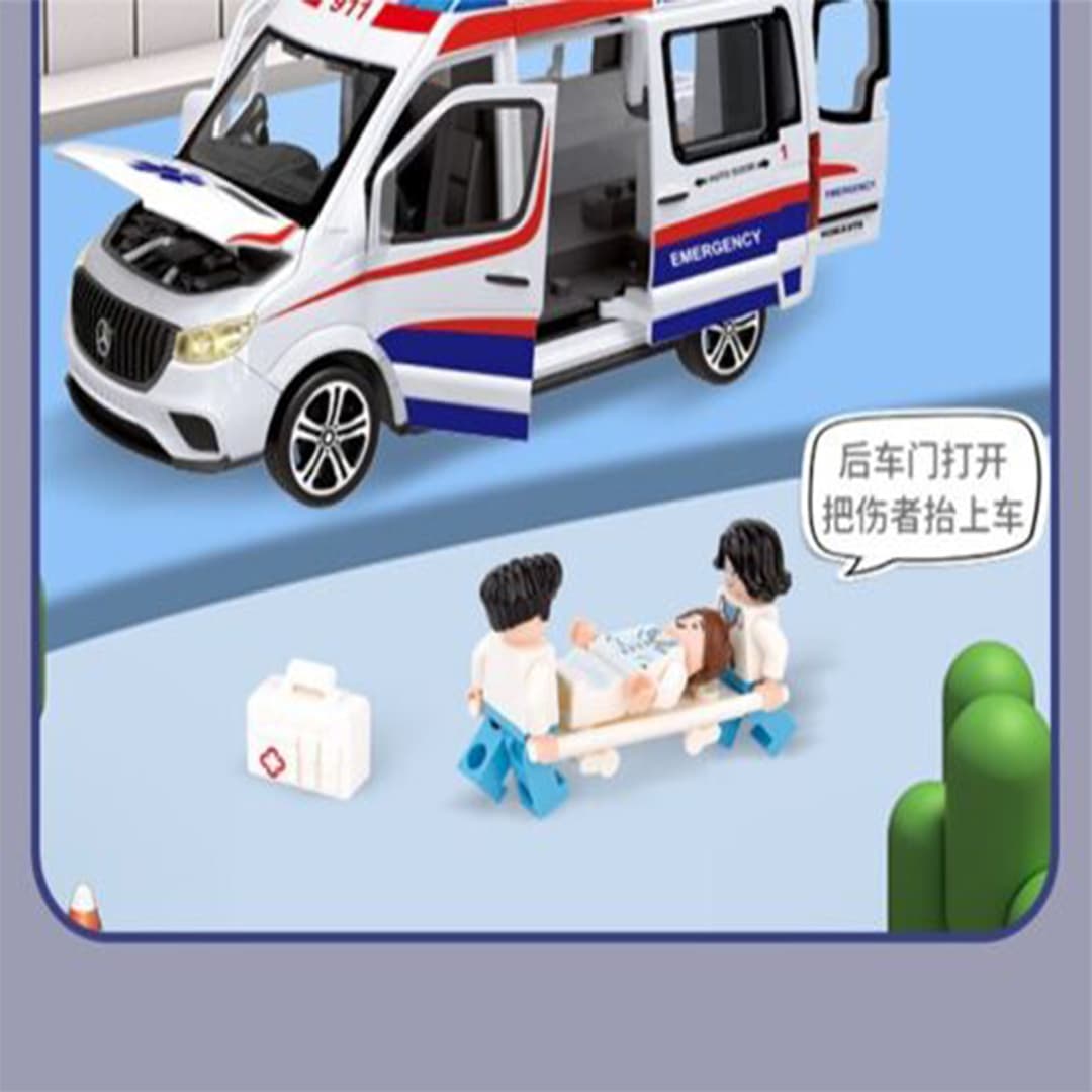 ماشین بازی مدل 911 Ambulance benz — تصویر ۷