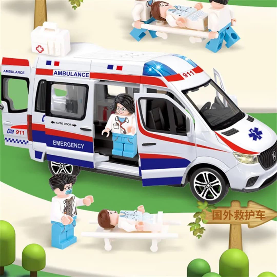 ماشین بازی مدل 911 Ambulance benz — تصویر ۴