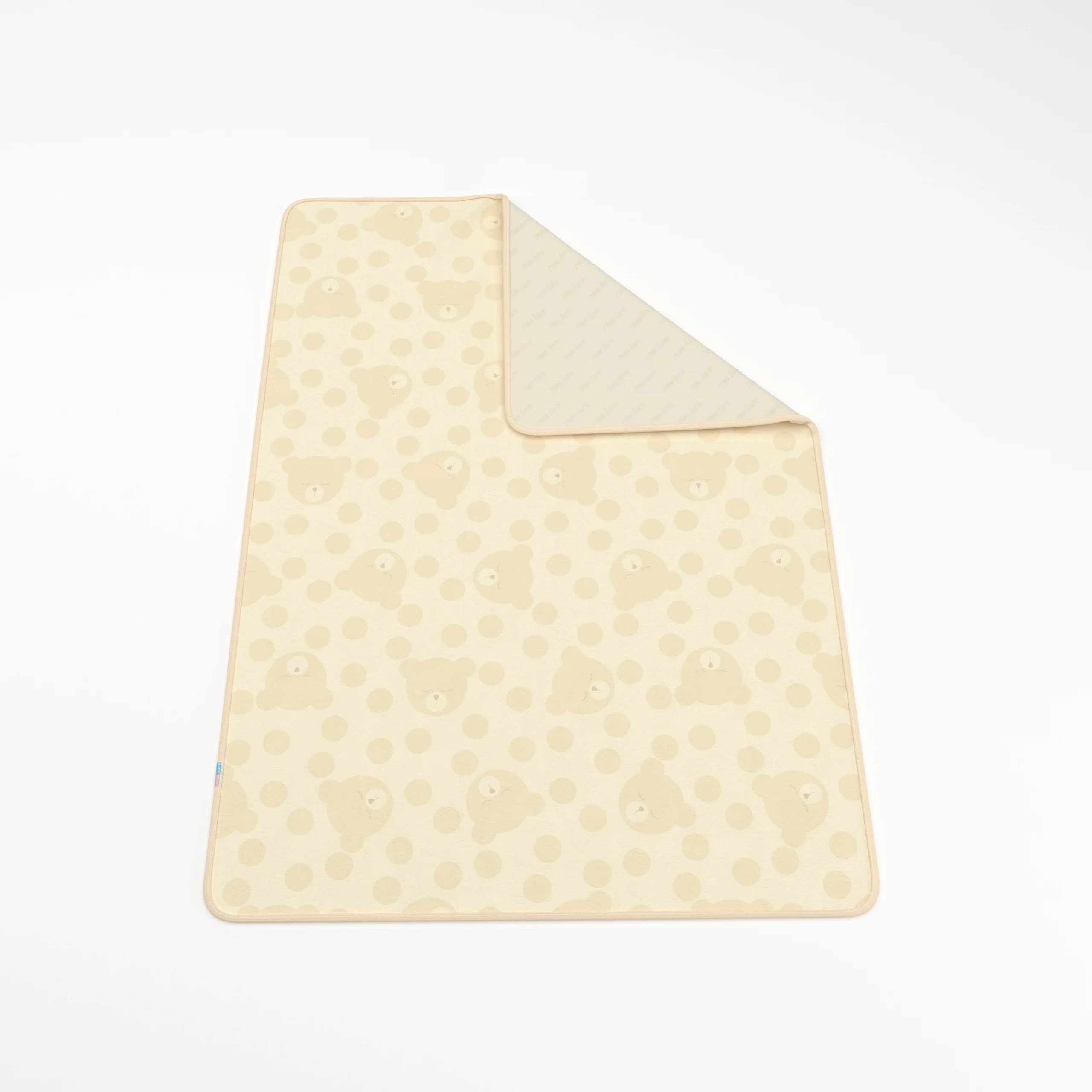 زیرانداز تعویض نوزاد رزبرن طرحCotton Bear