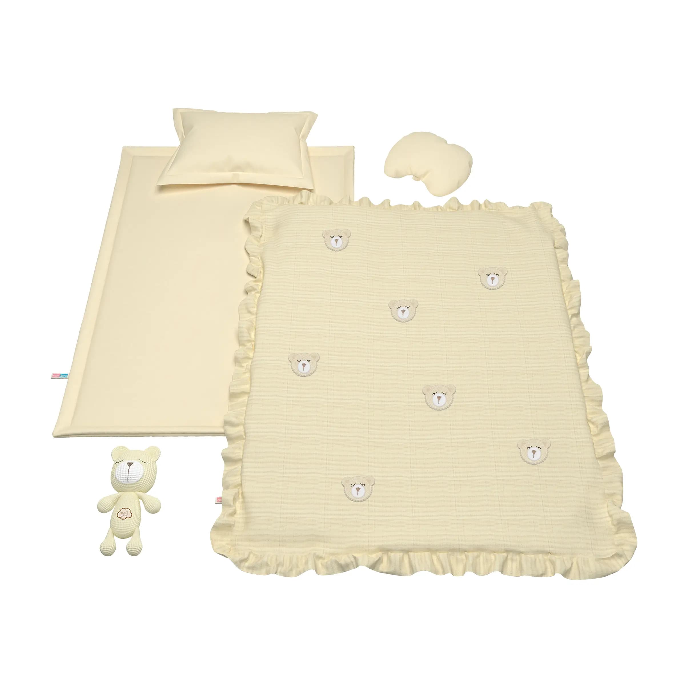 سرویس خواب کنار مادر 5تکه رزبرن طرحCotton Bear
