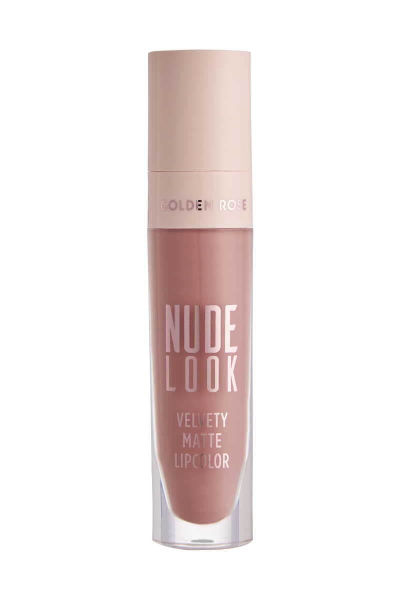 رژ لب مایع و مات گلدن رز Golden Rose شماره 3 رنگ Rosy Nude — تصویر ۲