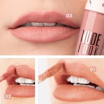 رژ لب مایع و مات گلدن رز Golden Rose شماره 3 رنگ Rosy Nude — تصویر ۱۱