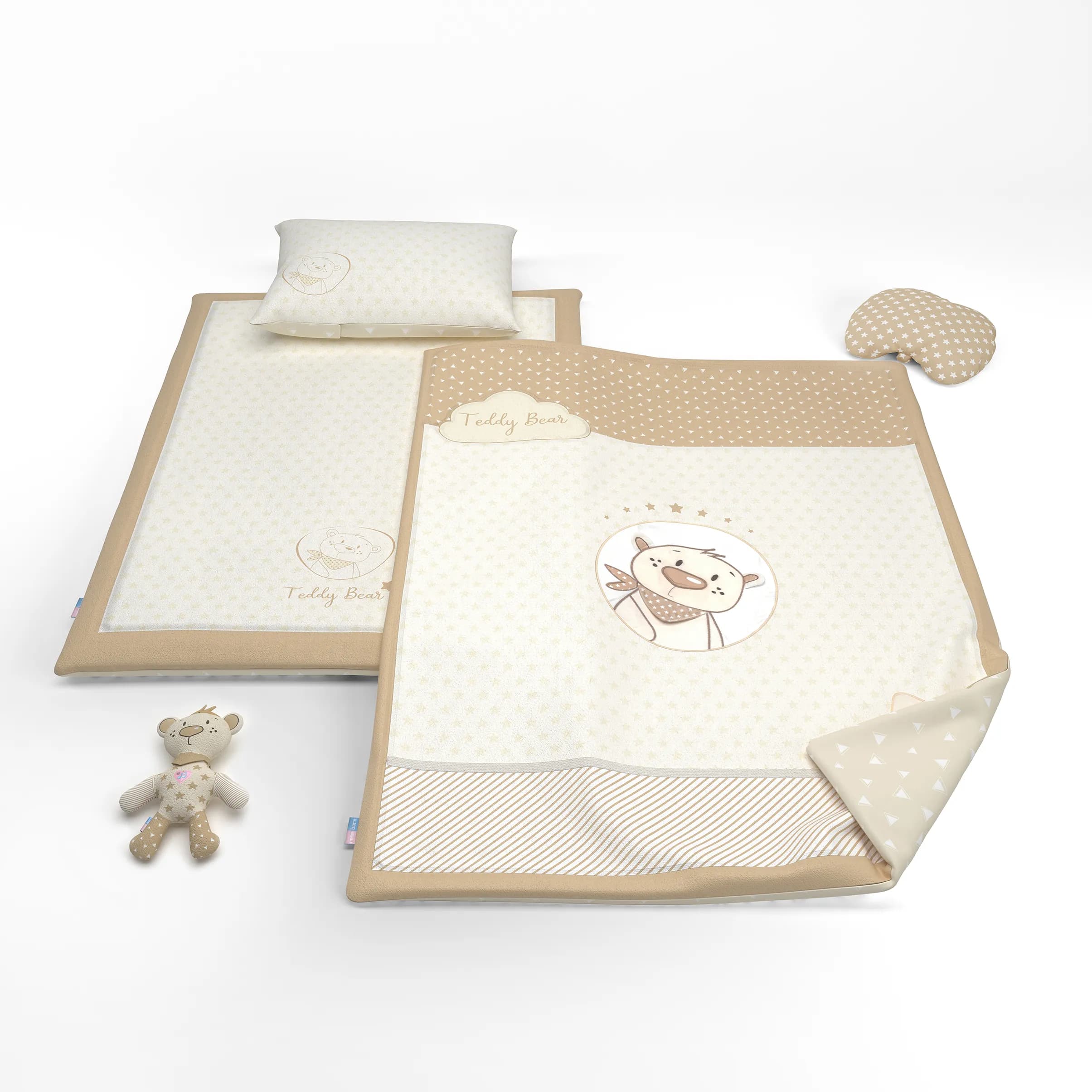 سرویس خواب 4تکه نوزادی رزبرن طرحTeddy Bear