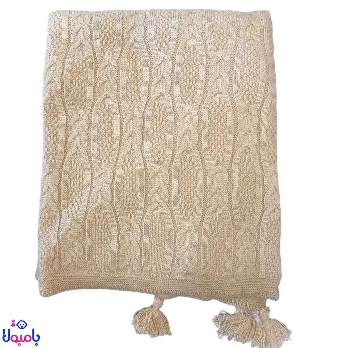 پتو دورپیچ کلاهدار بافت 90×88 سانتی‌متر — تصویر ۵