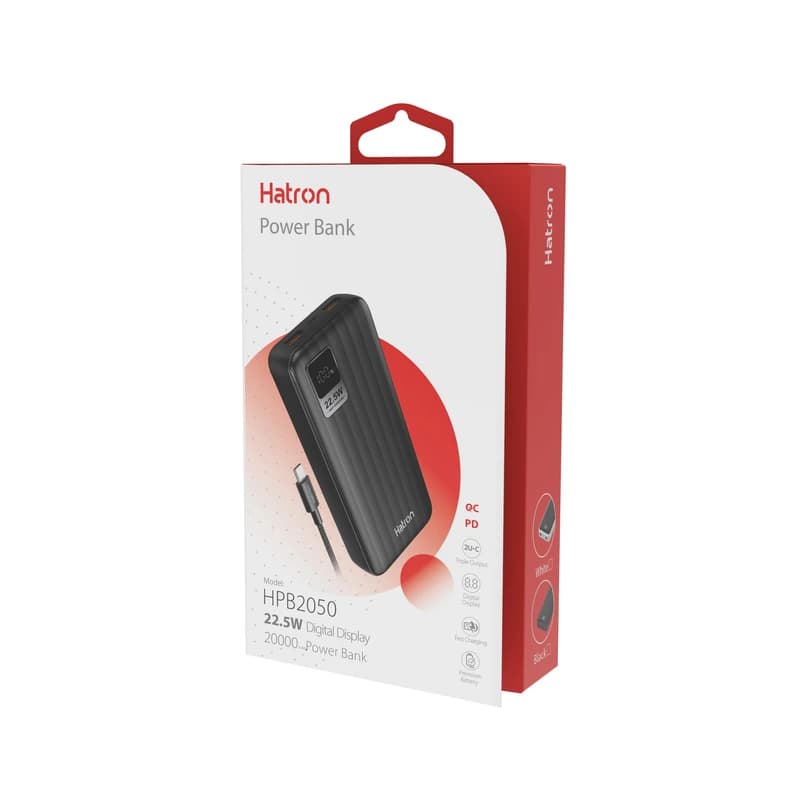 پاوربانک هترون مدل HATRON HPB2050 با ظرفیت 20000MAH — تصویر ۵