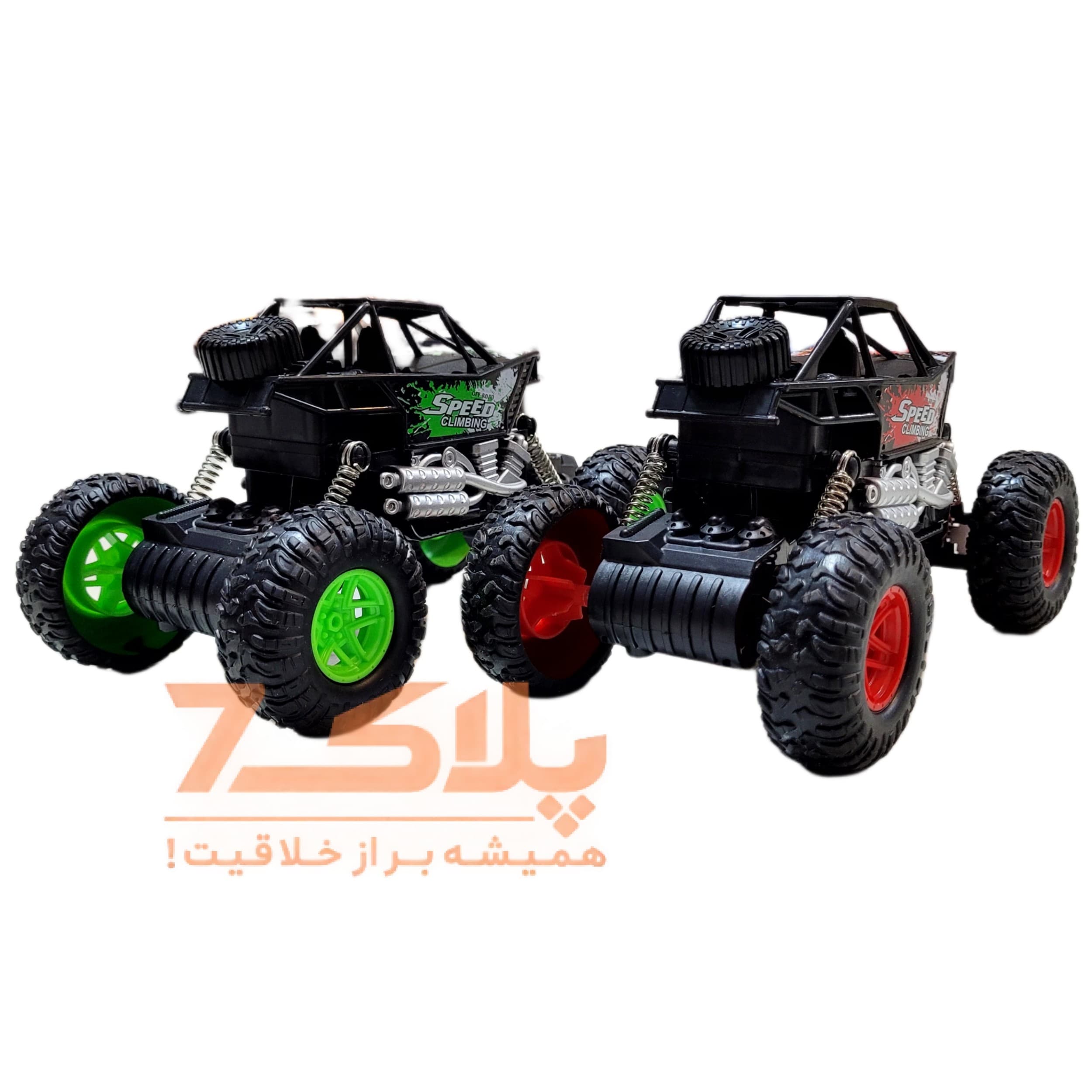 ماشین بازی کنترلی طرح آفرود مدل Climbing Off-Road مجموعه دو عددی