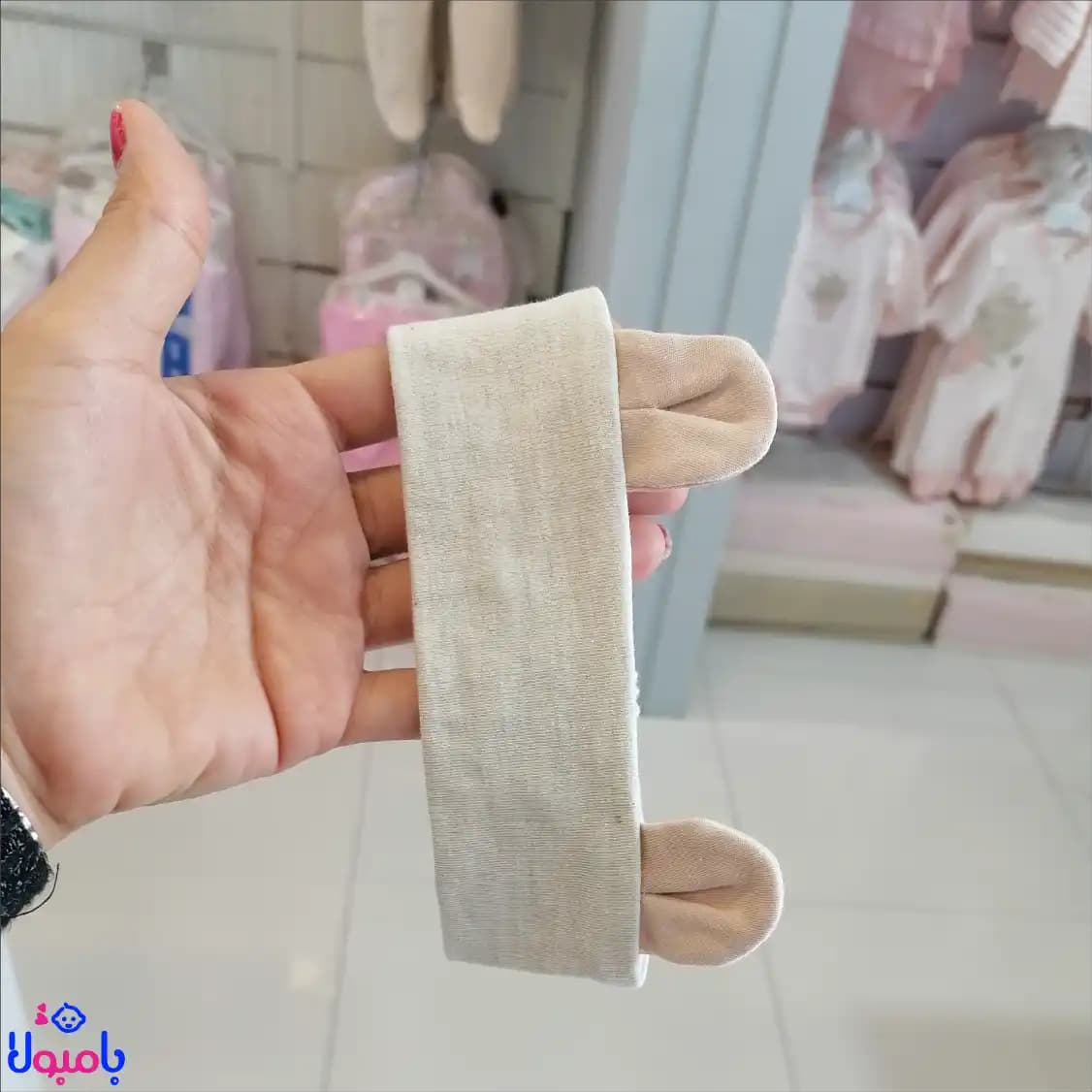 تل نوزاد نیلی طرح فندق — تصویر ۳