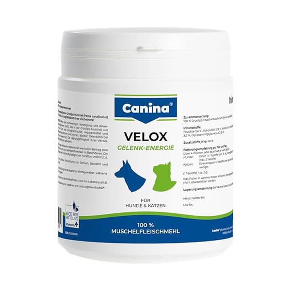 مکمل تقویتی مفاصل سگ و گربه ولوکس کنینا canina وزن 150 گرم