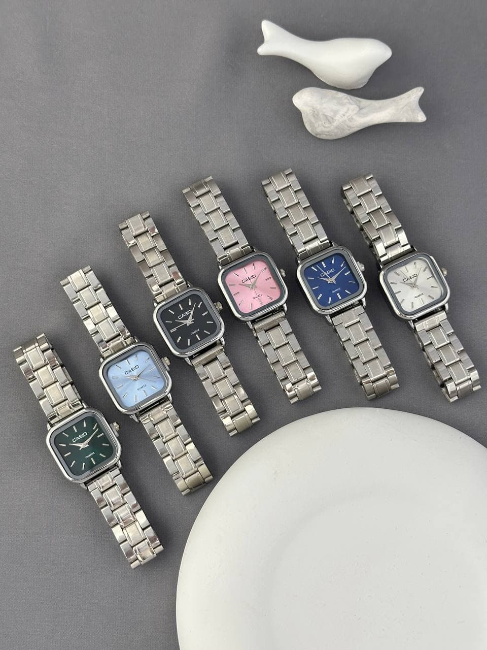 ساعت مچی زنانه کاسیو مربع استیل، ساعت زنانه Casio