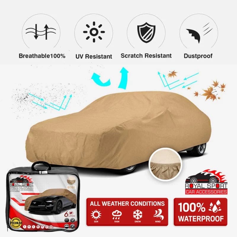 چادر خودرو رویال اسپرت مدل GRAND ROYAL PLUS مناسب برای هیوندای i40 — تصویر ۳
