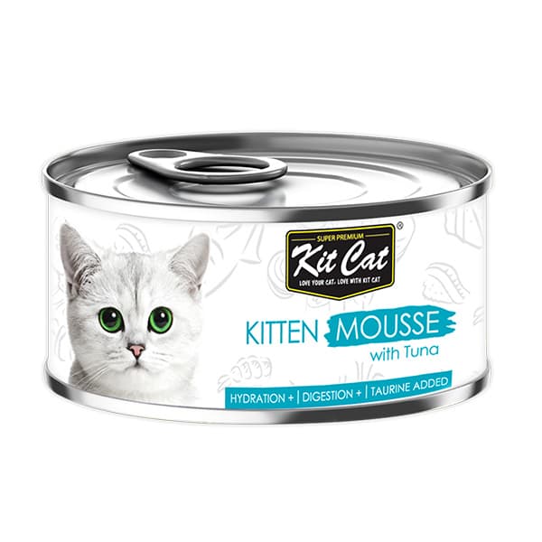 کنسرو بچه گربه طعم ماهی تن کیت کت Kit Cat وزن 80 گرم
