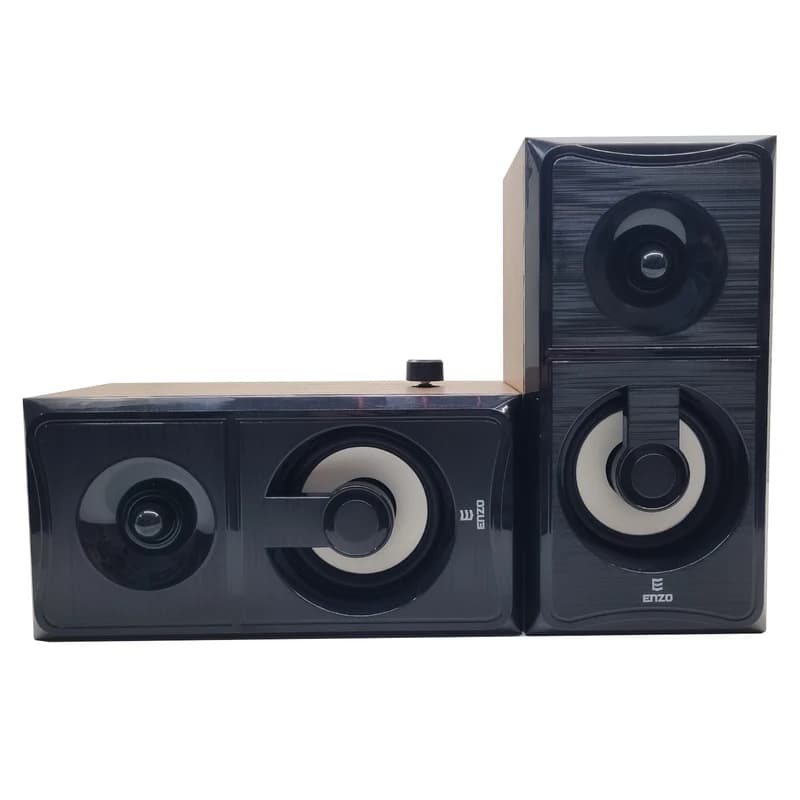 اسپیکر دو تیکه سیمی و بلوتوثی دسکتاپ انزو مدل ENZO SL-150BT — تصویر ۴