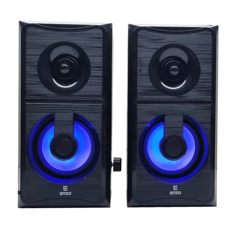 اسپیکر دو تیکه سیمی و بلوتوثی دسکتاپ انزو مدل ENZO SL-150BT — تصویر ۳