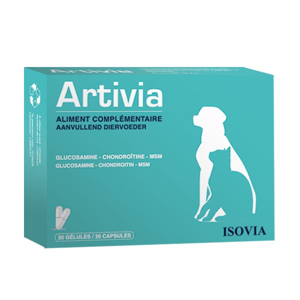مکمل تقویتی سگ و گربه قرص گلوکزآمین ایزوویا Isovia تعداد 30 عدد