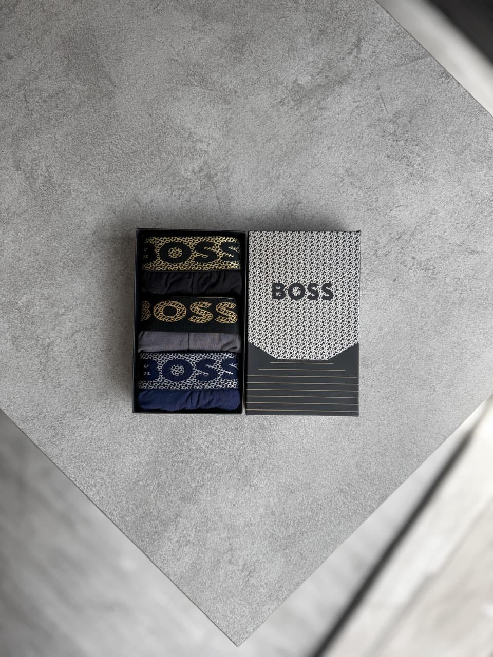 شورت مردانه باکسر Boss پک سه تایی کد 942