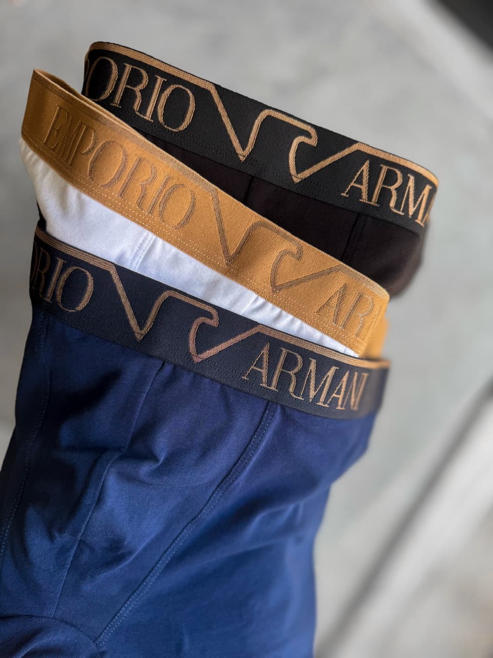 شورت مردانه باکسر Emporio Armani پک سه تایی کد 890 — تصویر ۷