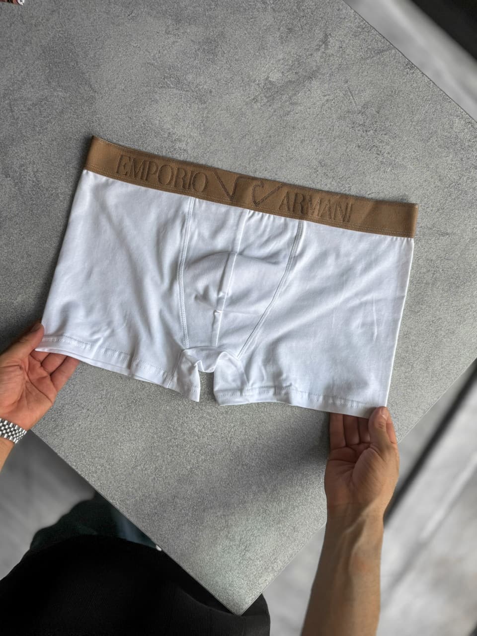 شورت مردانه باکسر Emporio Armani پک سه تایی کد 890 — تصویر ۴