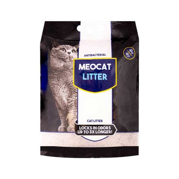 خاک گربه مئوکت MeoCat مدل کربن فعال وزن 10 کیلوگرم