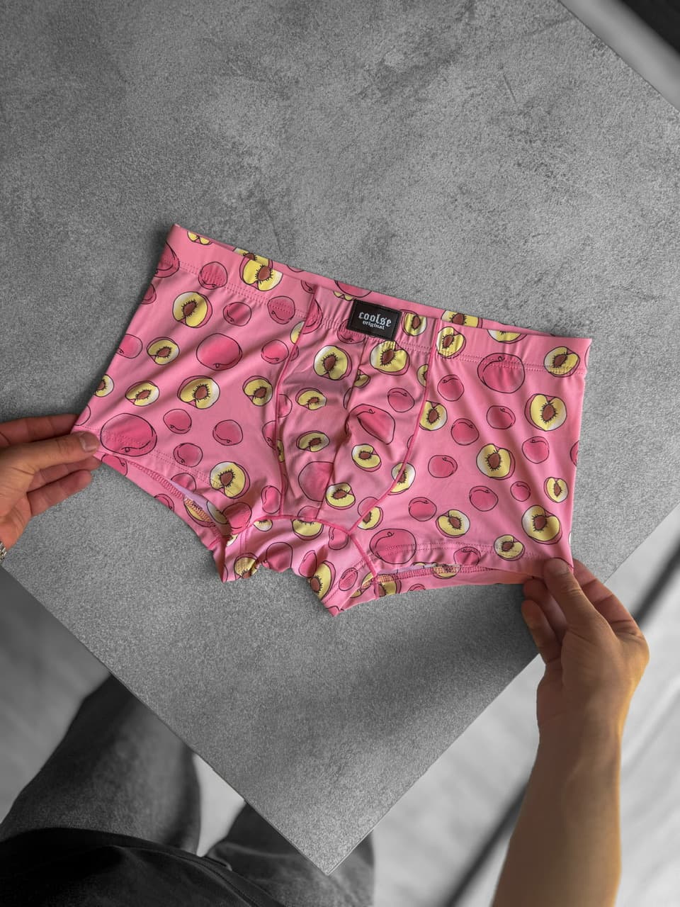 شورت مردانه کولسی پادار Pink Peach — تصویر ۳