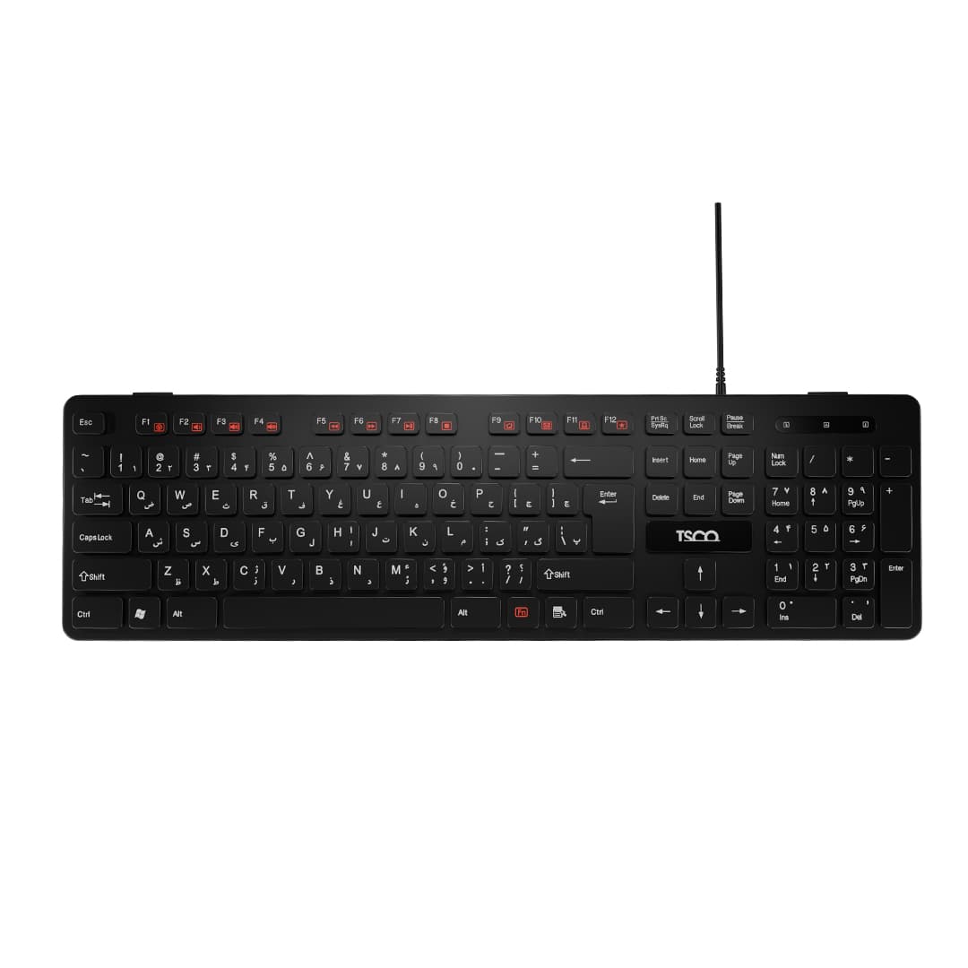 کیبورد با اتصال USB تسکو مدل TK 8045
