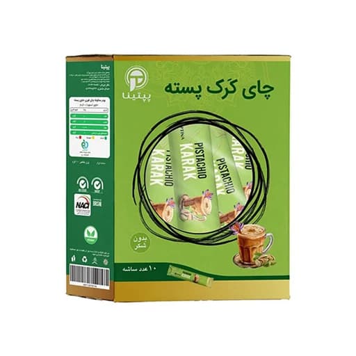 چای کرک پسته پپتینا بسته 10 عددی