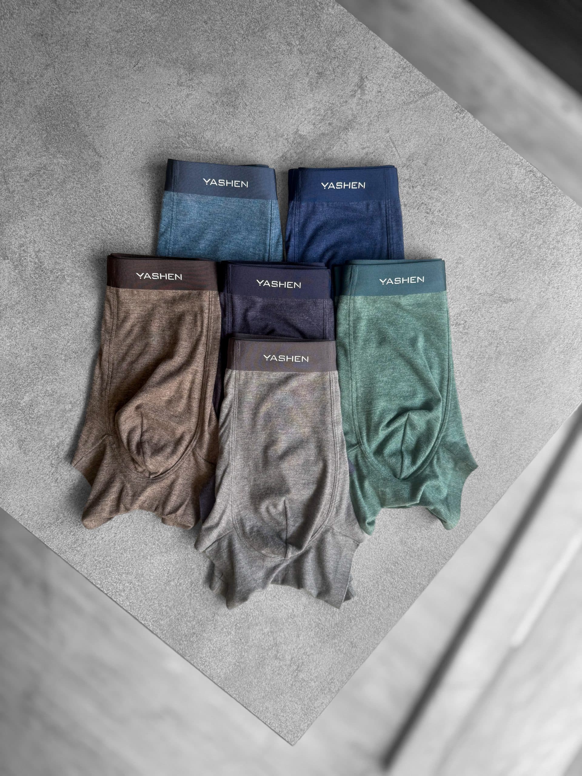 شورت مردانه پادار Soft Heather برند Yashen — تصویر ۵
