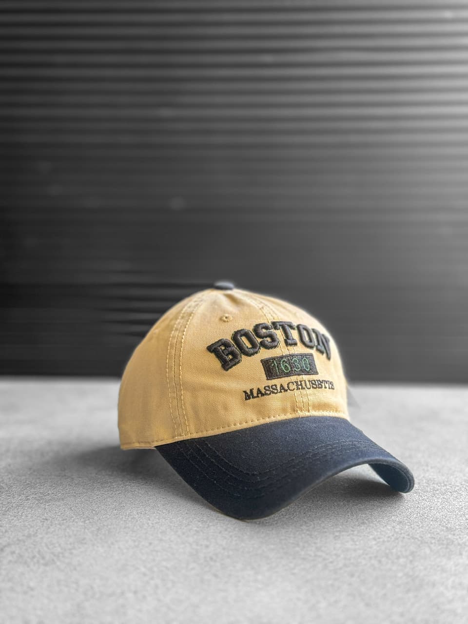 کلاه نقاب دار کتان دو رنگ Boston کد 835 — تصویر ۵