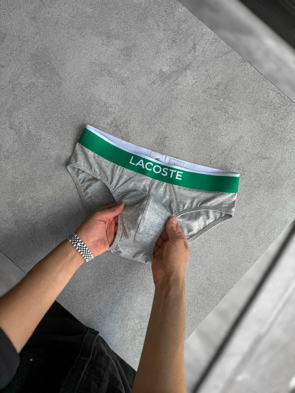 شورت مردانه اسلیپ لاگوست Lacoste کد 829 — تصویر ۴