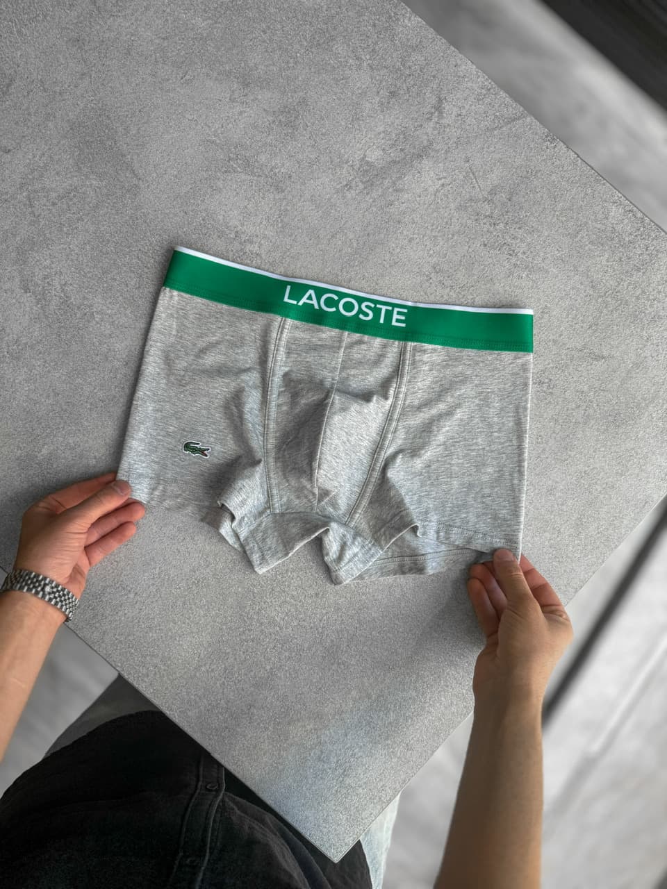 شورت مردانه پادار لاگوست Lacoste کد 828 — تصویر ۵