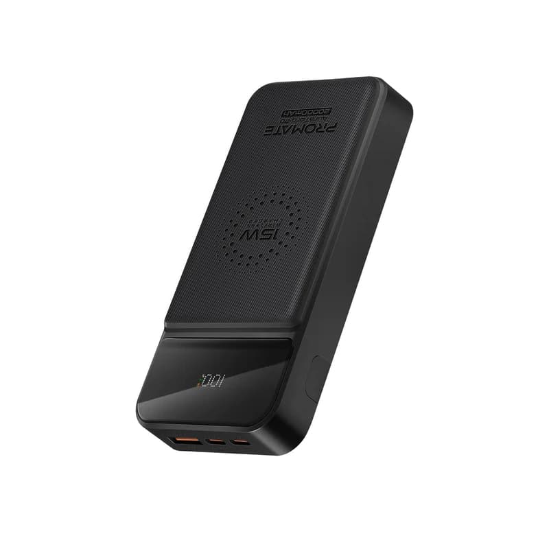پاوربانک بی سیم پرومیت مدل PROMATE AURATORQ-20 به ظرفیت 20000 میلی آمپر ساعت
