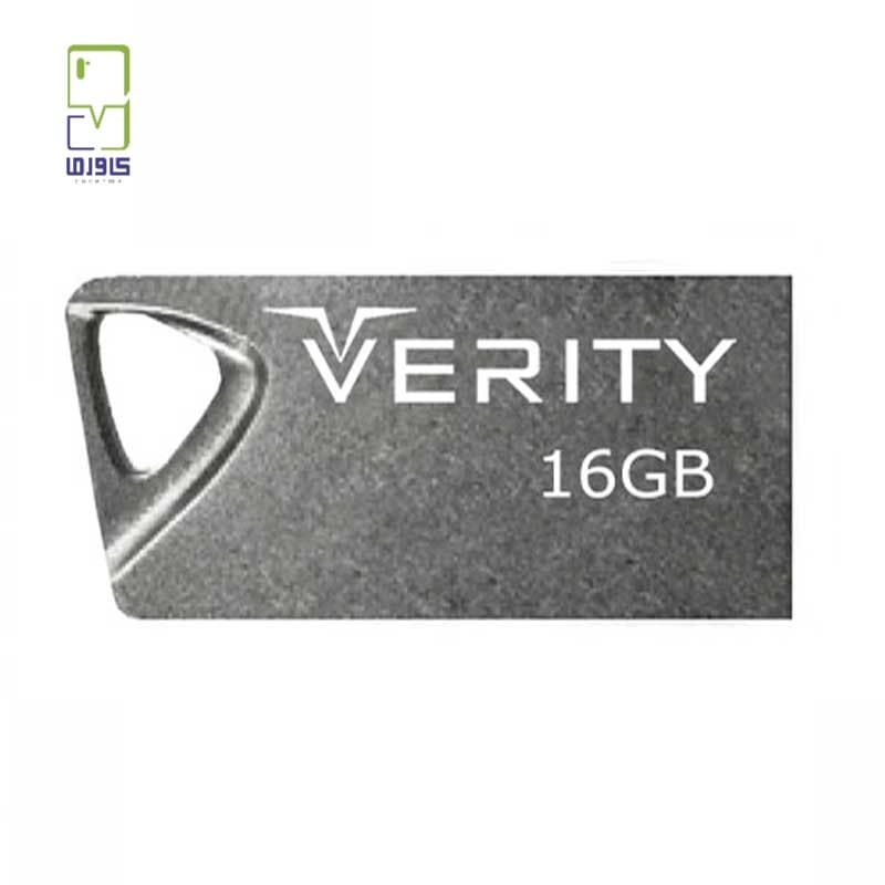 فلش 16 گیگ وریتی Verity V812 | فلش فلزی USB 2.0 بندانگشتی و مقاوم — تصویر ۲