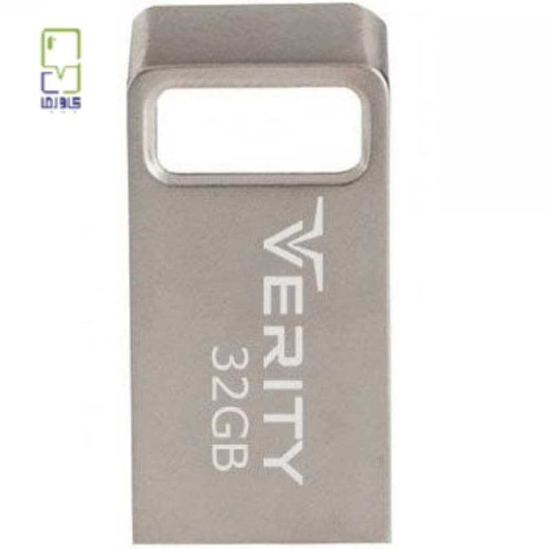 فلش مموری 32 گیگ وریتی Verity V810 | فلش فلزی USB 2.0 کم‌حجم و مقاوم — تصویر ۲
