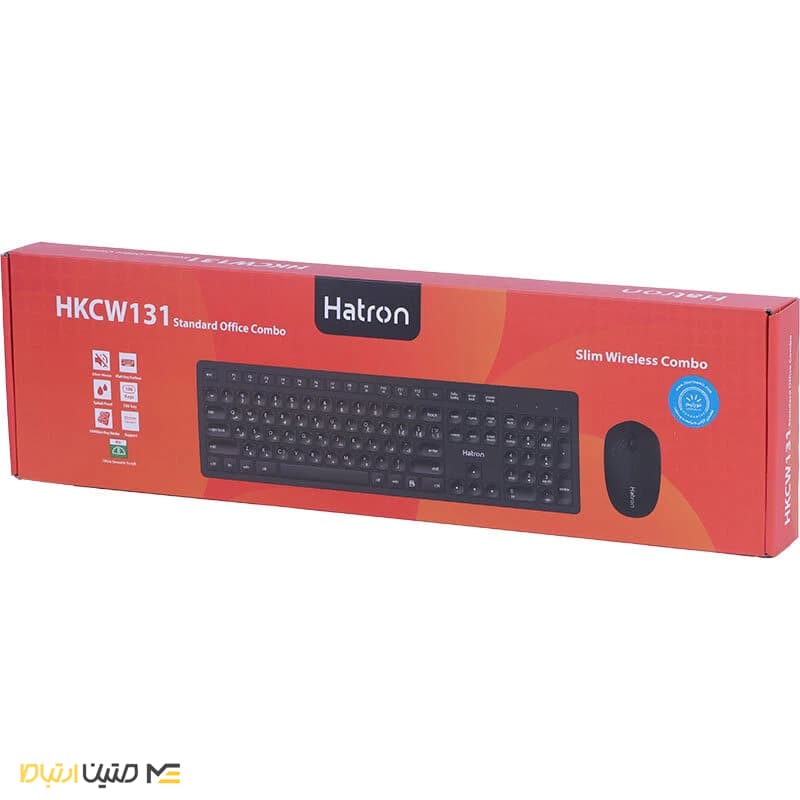 کیبورد و ماوس هترون مدل HATRON HKCW131 — تصویر ۱۲