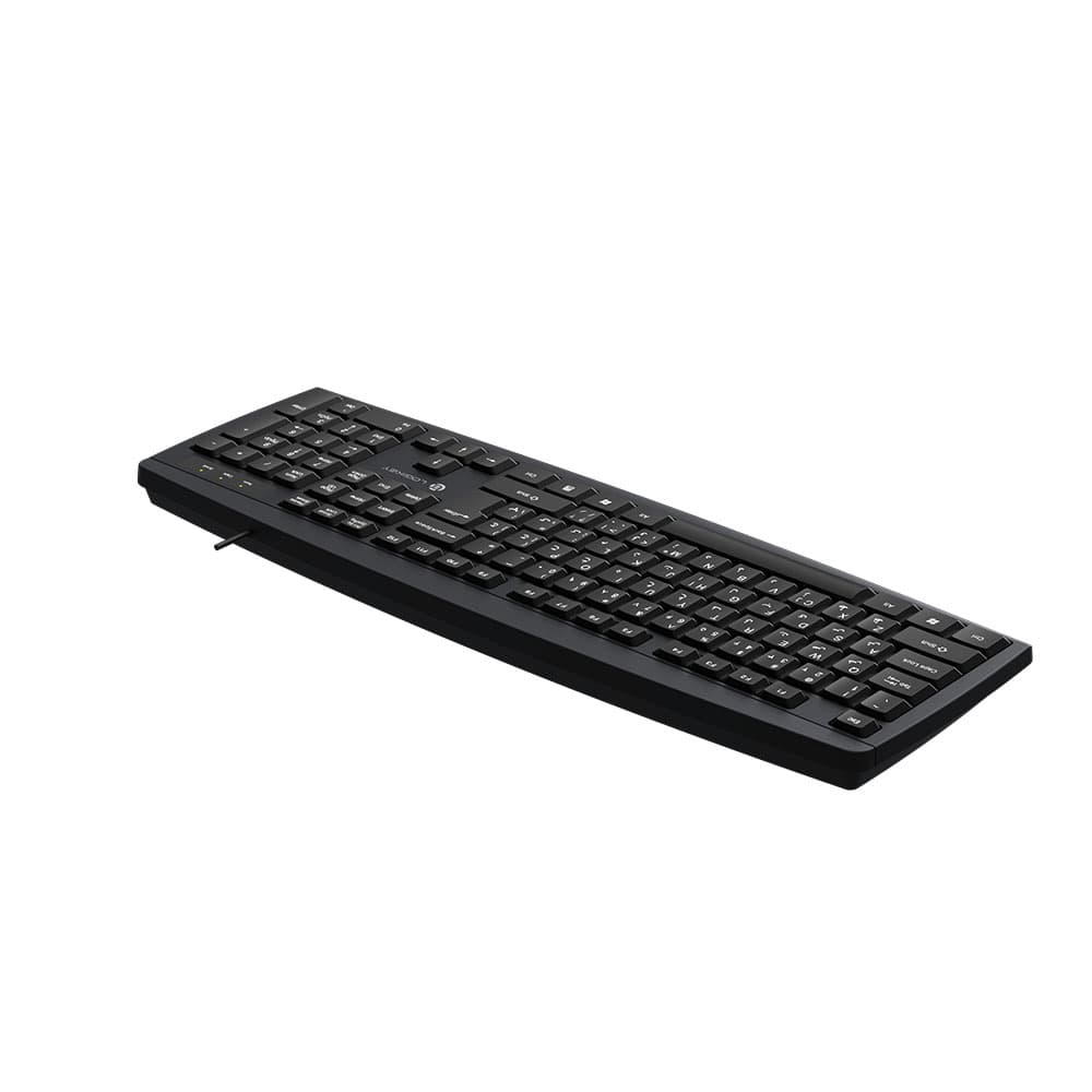 کیبورد با سیم لاجی کی مدل Logikey K113B — تصویر ۲