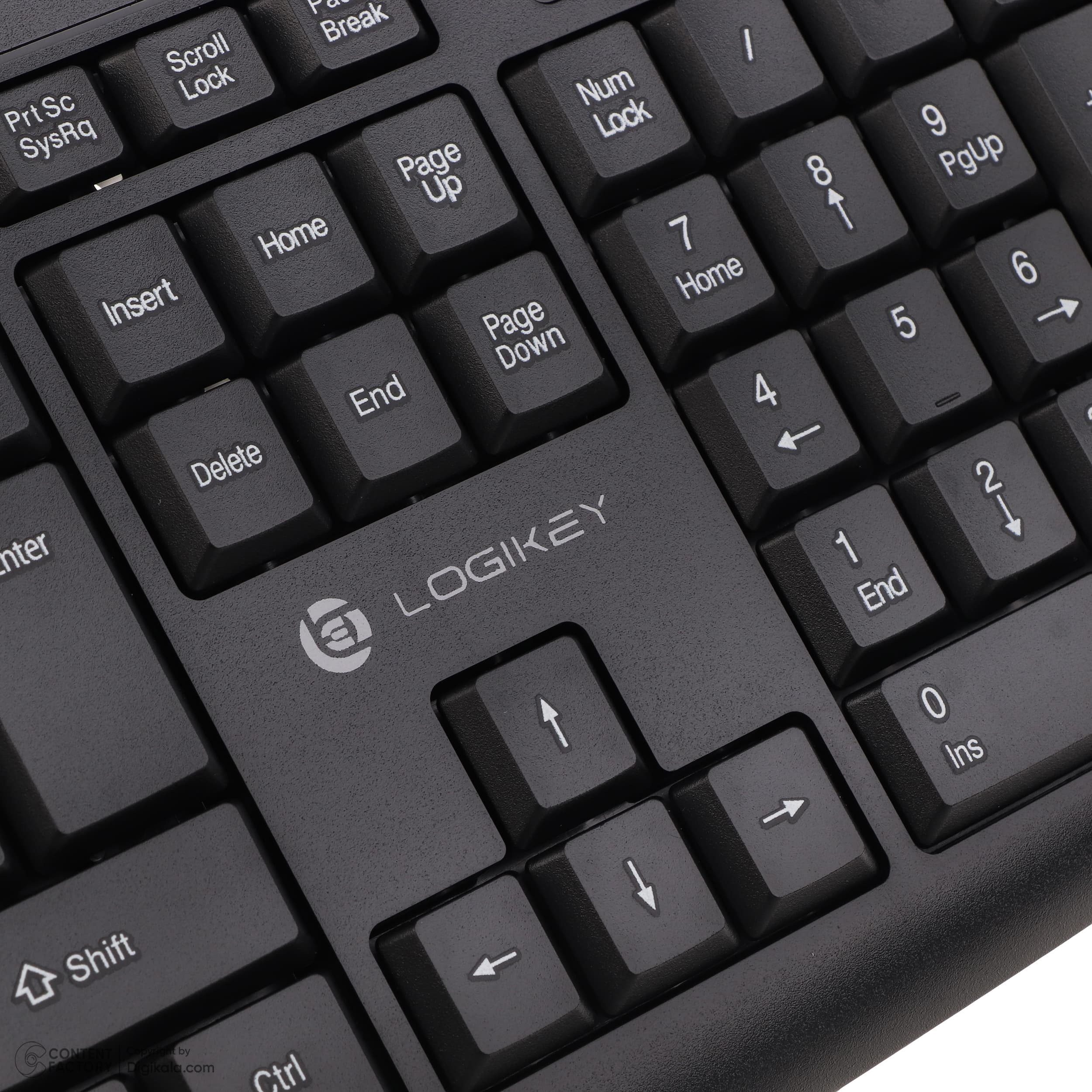 کیبورد با سیم لاجی کی مدل Logikey K113B — تصویر ۵