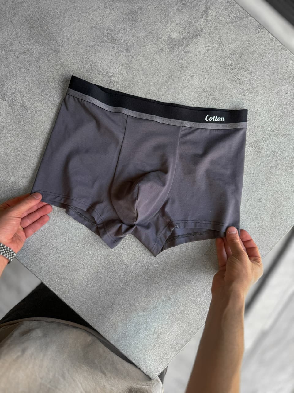 شورت مردانه پادار Dual Tone Cotton برند Yashen — تصویر ۴
