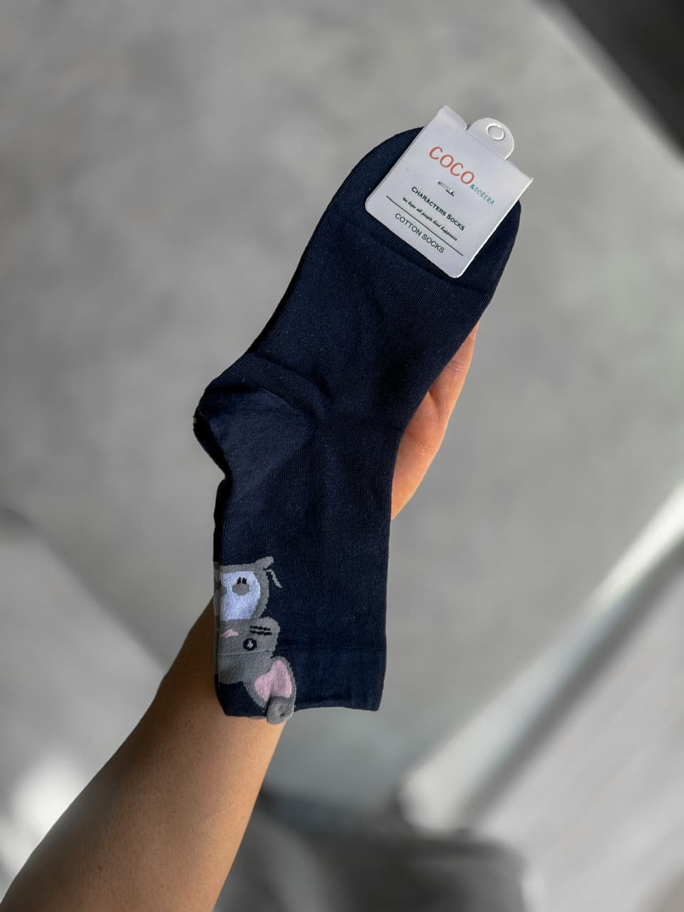 جوراب ساقدار Coco طرح موش کد 746 — تصویر ۷