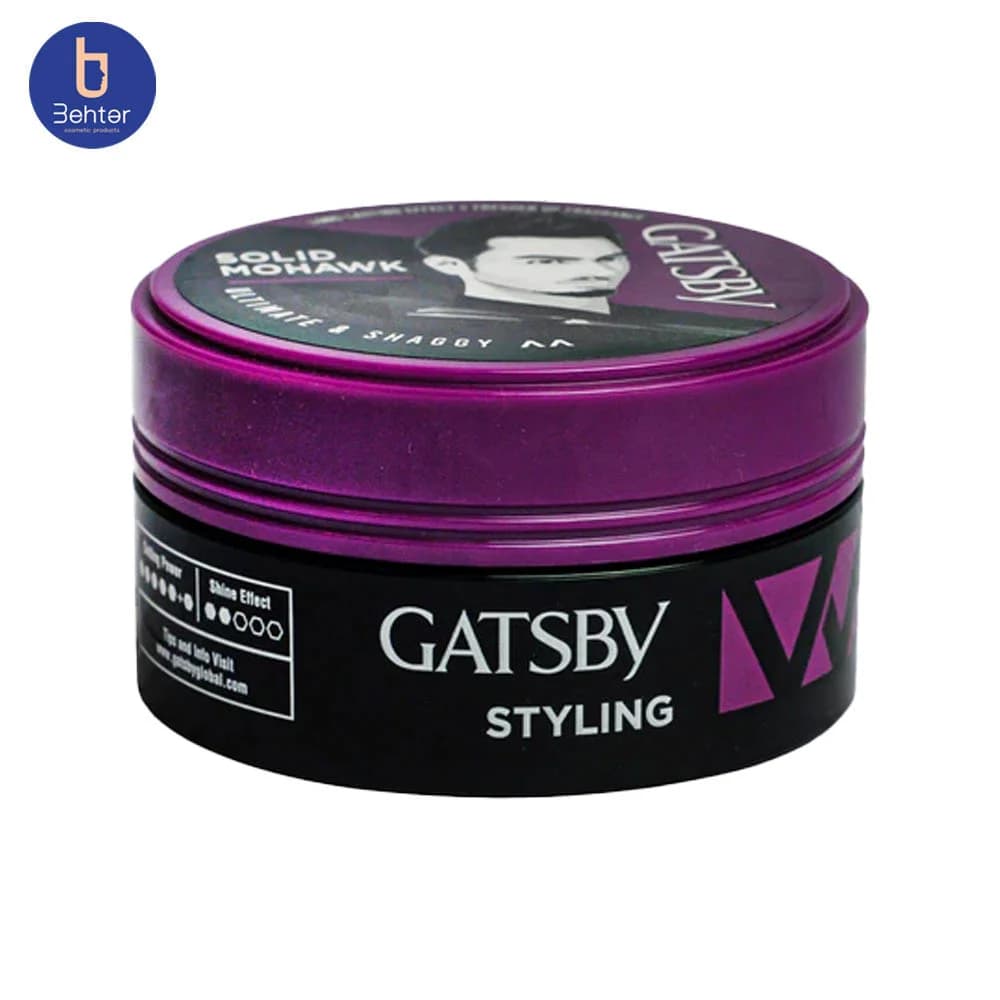 واکس مو گتسبی Gatsby مدل Mohawk حجم 75 گرم — تصویر ۸