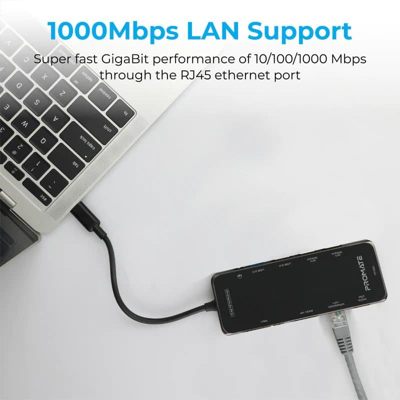 هاب 11 پورت USB-C پرومیت مدل PRIMEHUB-PRO — تصویر ۵