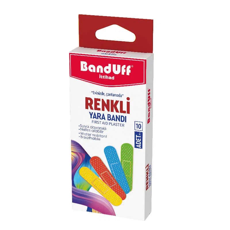 چسب زخم بندوف Banduff مدل Renkli بسته 10 عددی