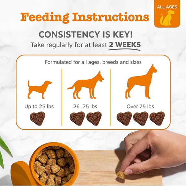 مکمل تقویتی سگ جویدنی پروبیوتیک زستی پاز Zesty Paws تعداد 90 عدد — تصویر ۴