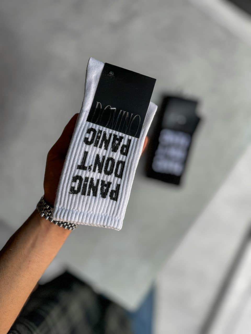 جوراب ساقدار Panic Dont Panic کد 669 — تصویر ۲