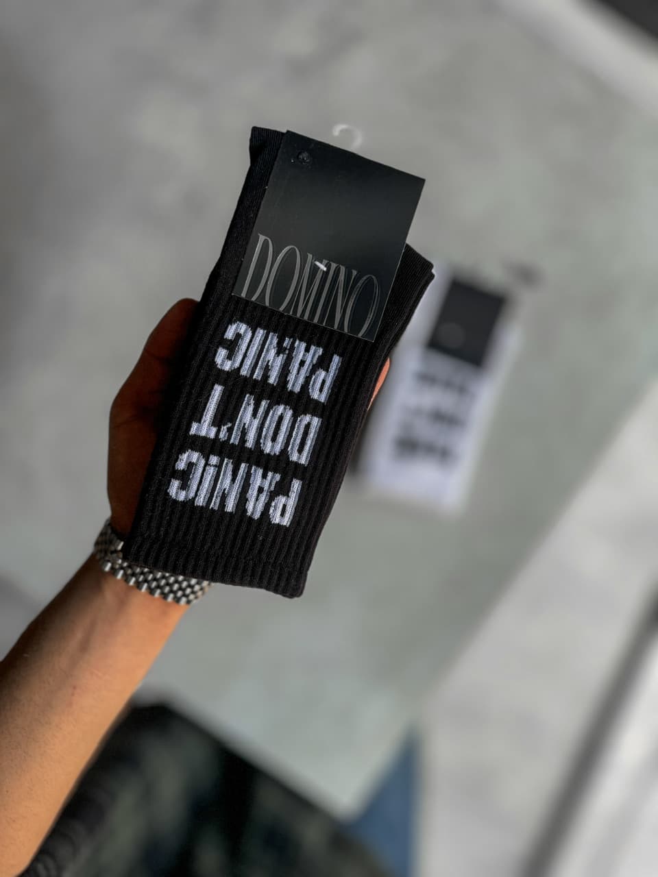 جوراب ساقدار Panic Dont Panic کد 669 — تصویر ۳