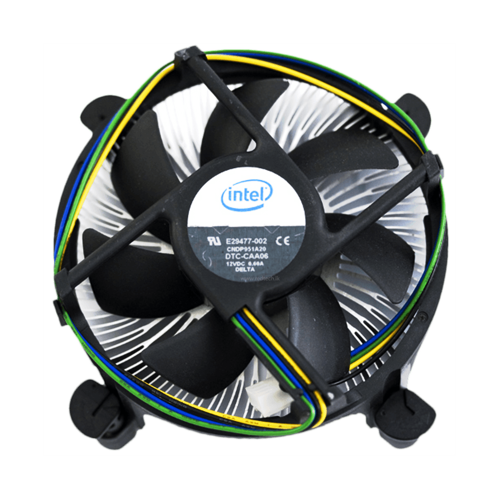 فن پردازنده intel مدل 775 زیر آلمینیومی ا Intel CPU Fan Box Model 775